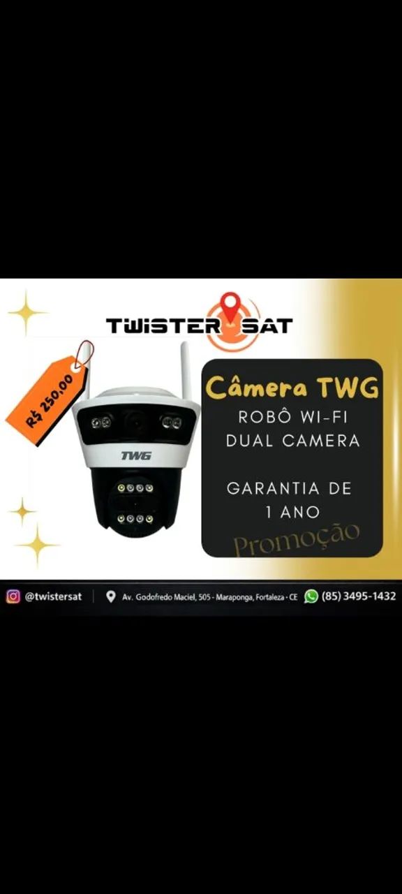 Câmera TWG Robô dual câmera 
