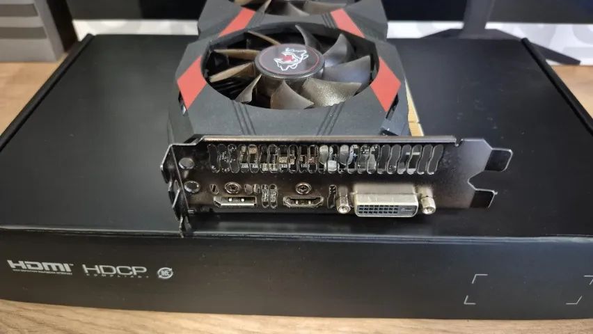 Placa de vídeo GTX 1050 Ti 4GB DDR5 Asus, seminova, com garantia