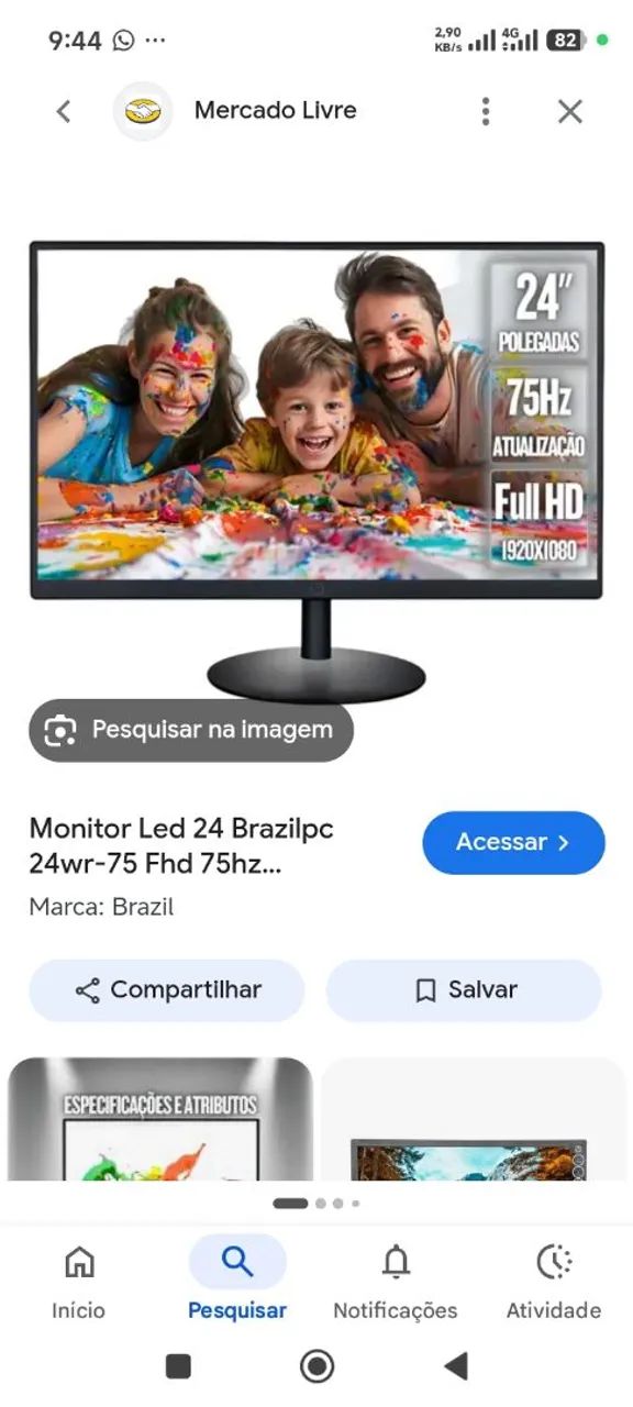 Monitor 24 polegadas 75 hz games  - Foto 3