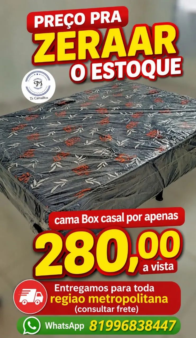 CAMA BOX CASAL 