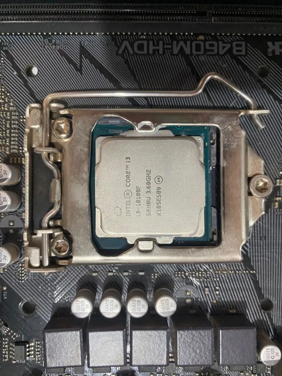 KIT INTEL CORE i3-10100F + ASROCK B460M-HDV - Peças de Hardware