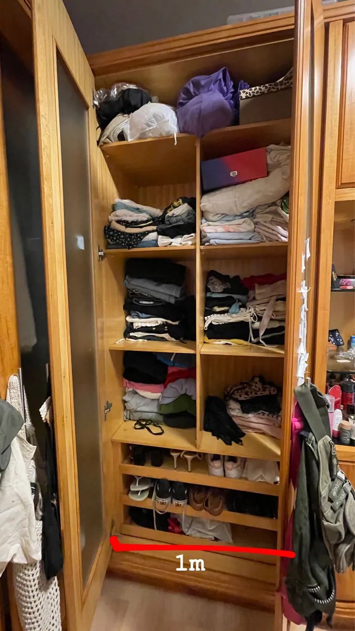 Guarda roupa de madeira  - Foto 2