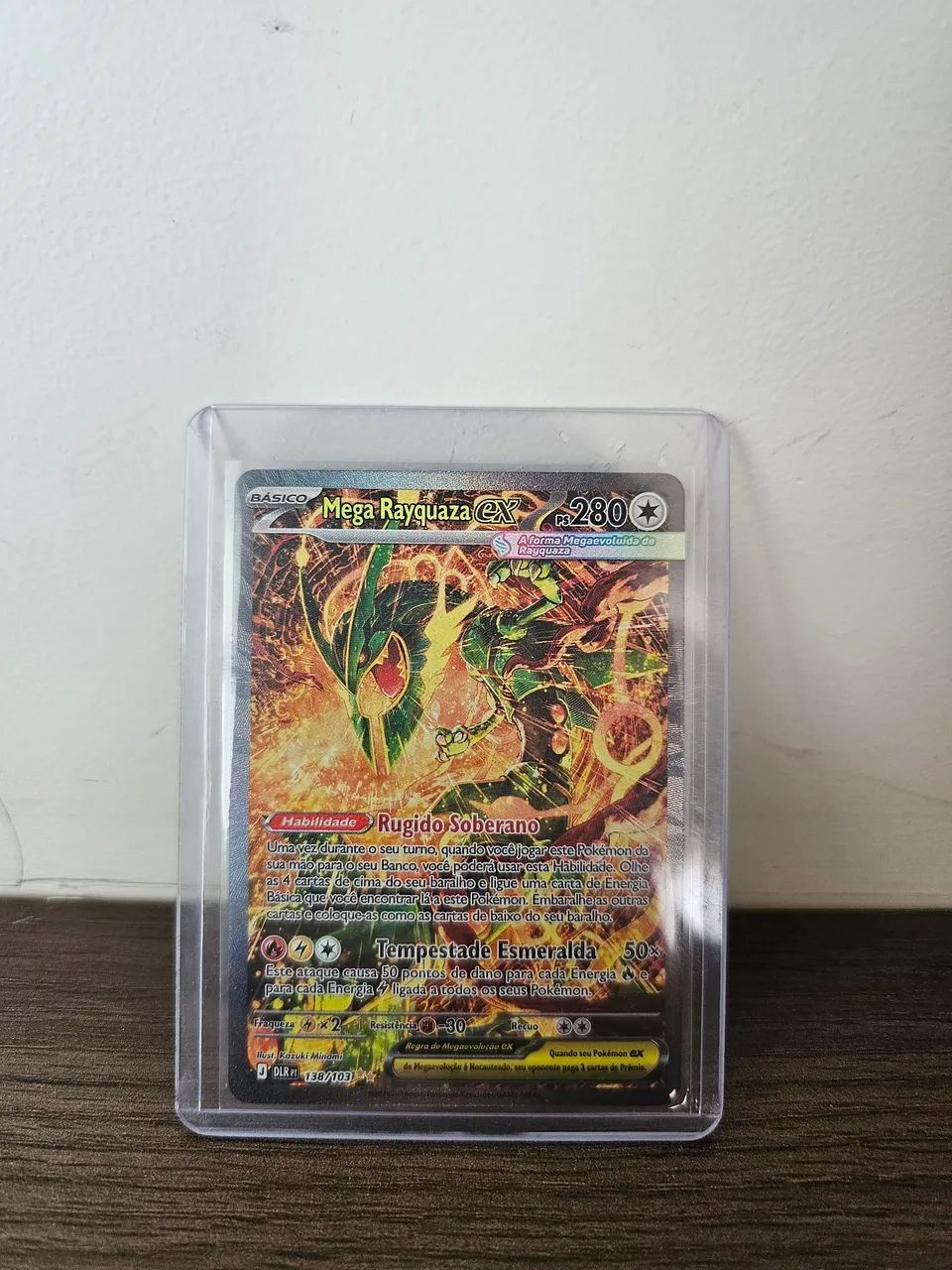 Carta Pokemon Mega Rayquaza ex SAR