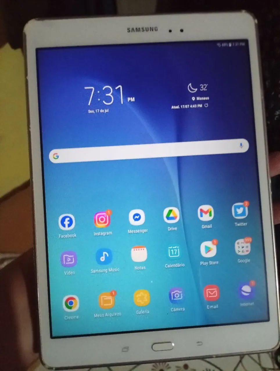 Tablet A 8.7 polegadas 