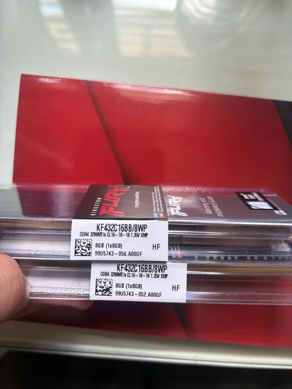 Memória Ram Kingston DDR4 Fury Beast 2x 8gb = 16gb - 3200mhz CL16 - 20 dias de uso - Foto 2