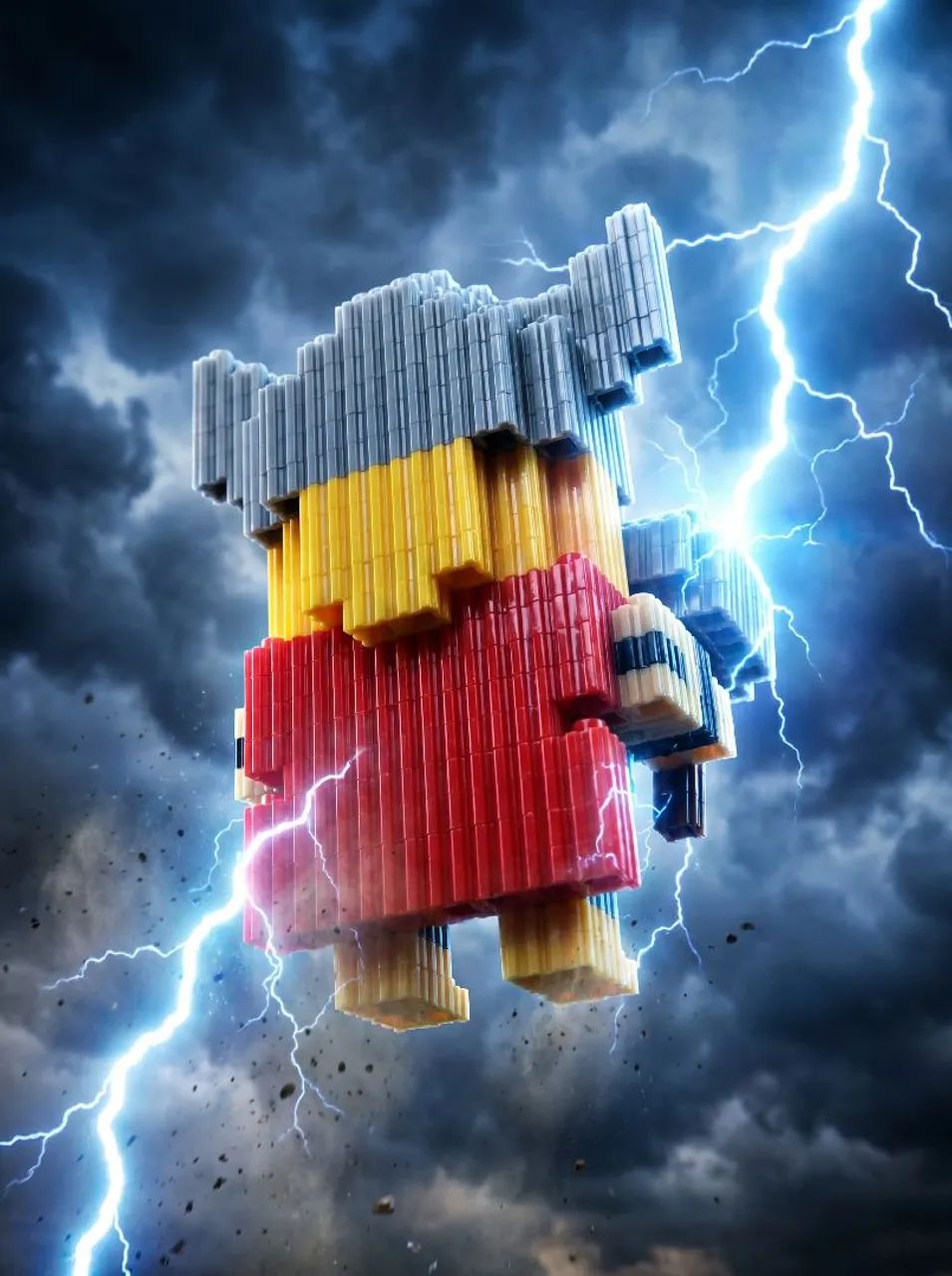 Boneco Blocos de Montar | Thor  - Foto 4