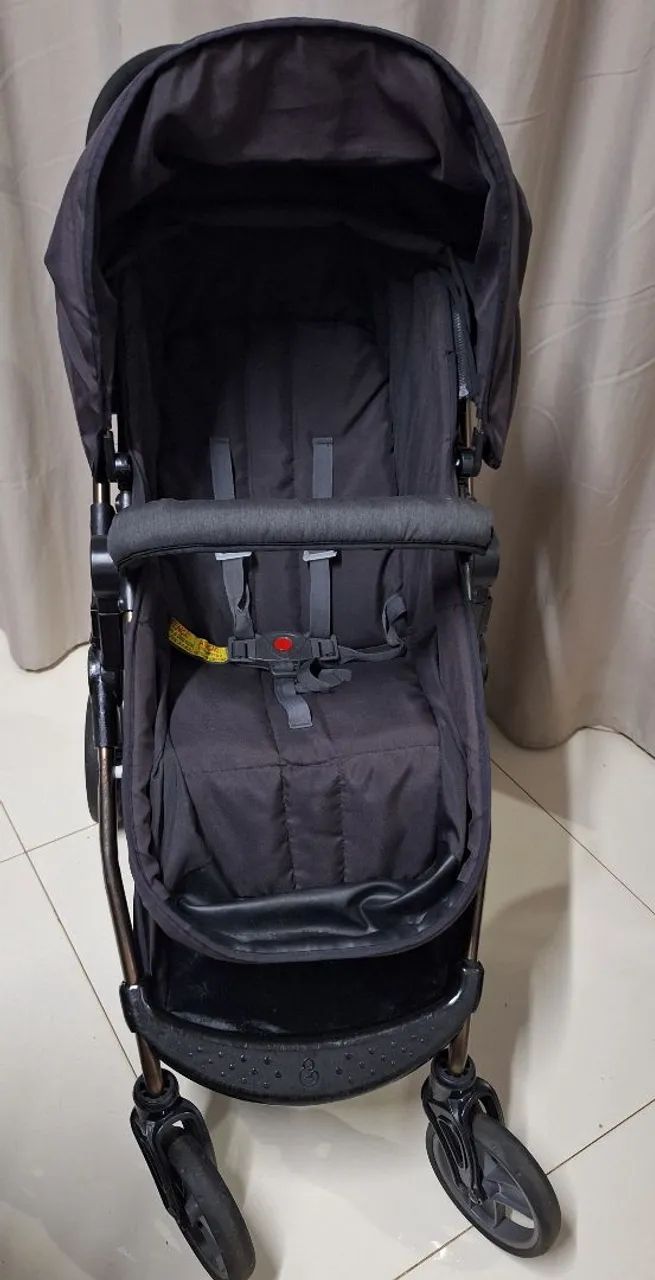 Carrinho de bebê Galzerano Moisés com bebê conforto  - Foto 3