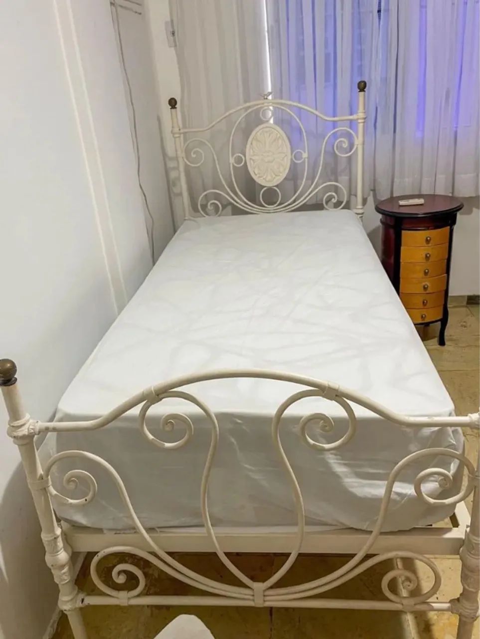 Cama solteiro ferro clássica  - Foto 5