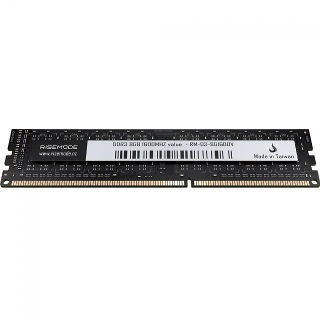 MEMORIA DDR3 RISE MODE VALUE 8GB 1600MHZ RM-D3-8G1600V NOVO LACRADO! - Foto 2
