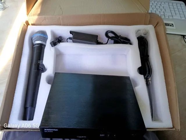 Microfone Shure QLXD2/4 sem fio nase in mexico