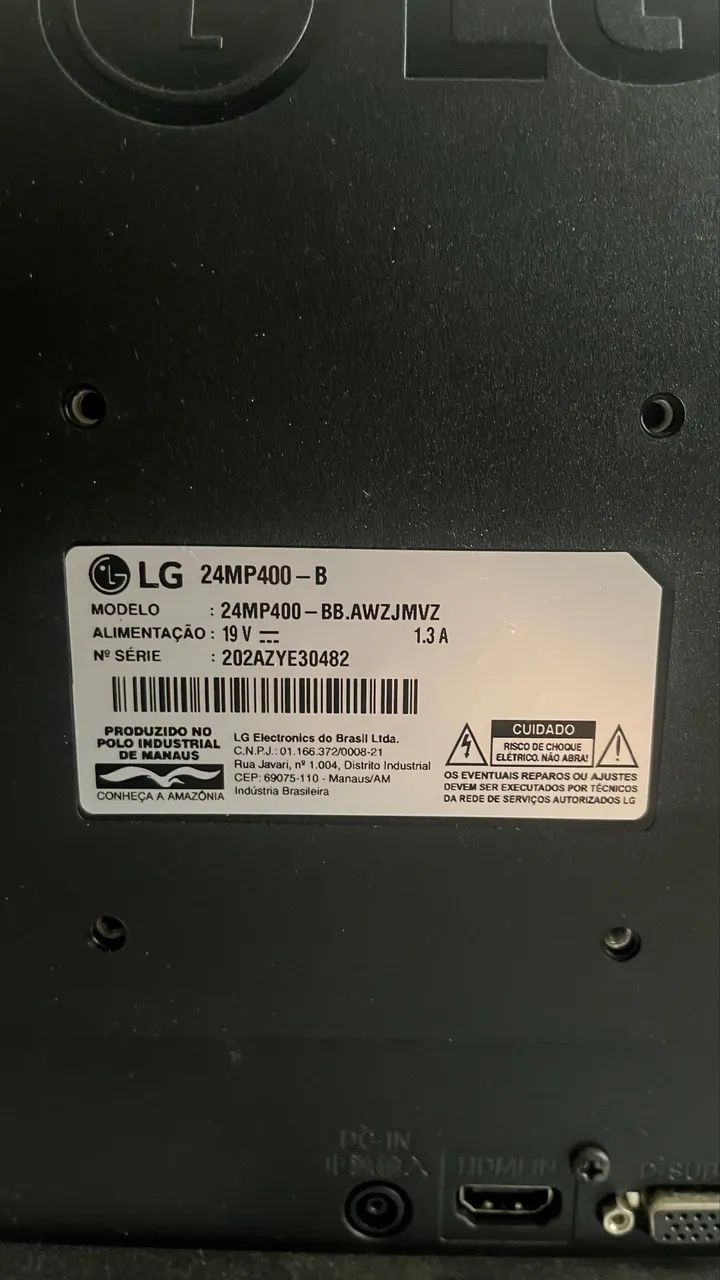 Monitor LG 24 Polegadas  - Foto 3
