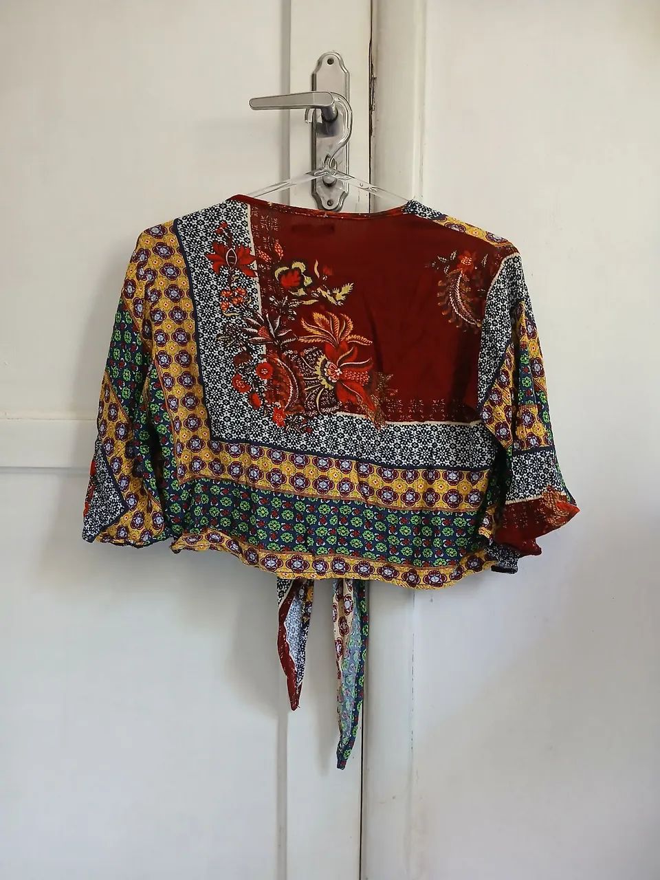 Cropped Estampado com Amarração (Tam P/M) - Foto 2