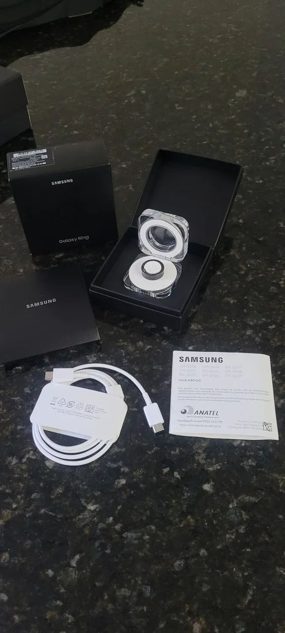 SAMSUNG GALAXY RING  tamanho 7 black