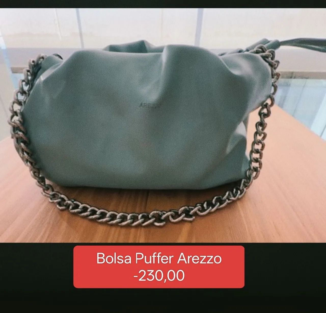 Bolsa puffer Arezzo 