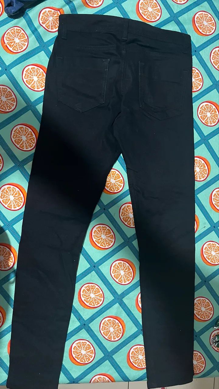 Calça Jeans Preta Masculina - Foto 4