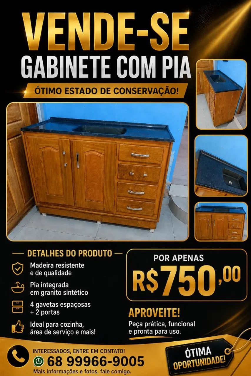 Balcão com Pia 