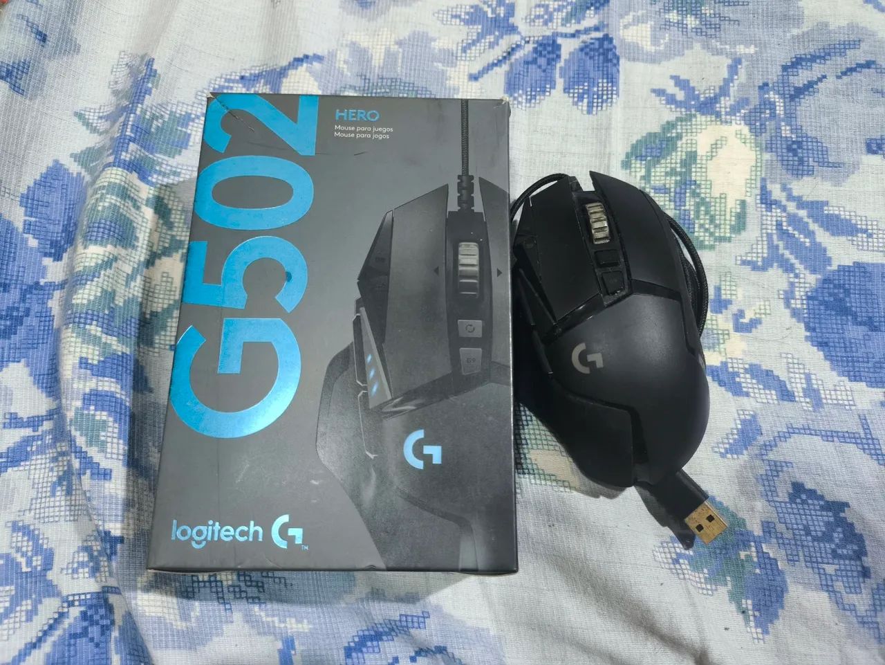 Mouse G502 Hero Completo