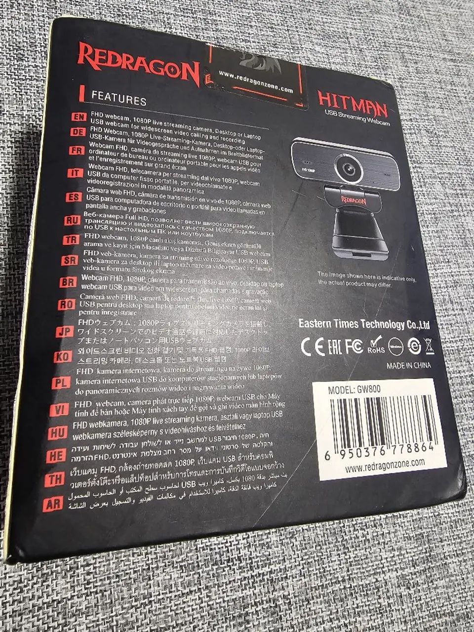 Web cam Red Dragon GW800 - Foto 2