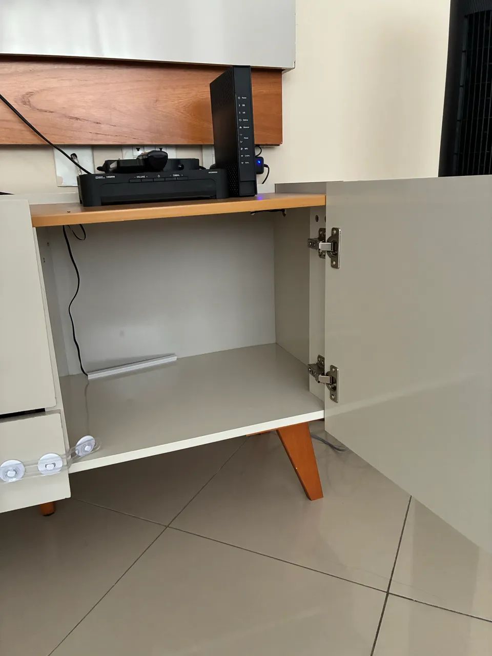 Rack bancada para tv até 85 polegadas curvo - Foto 4