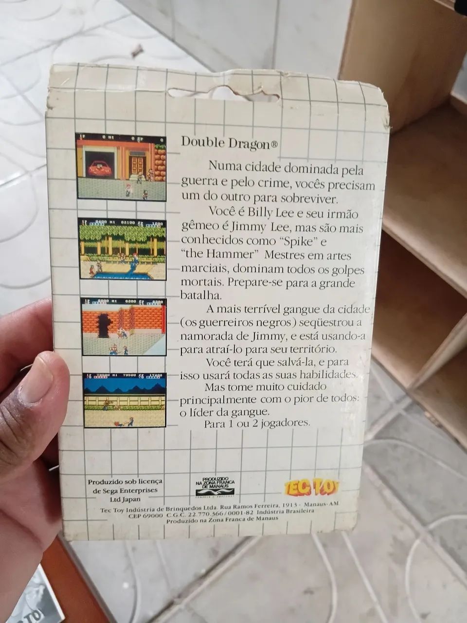 Jogo Master System Double Dragon  - Foto 3