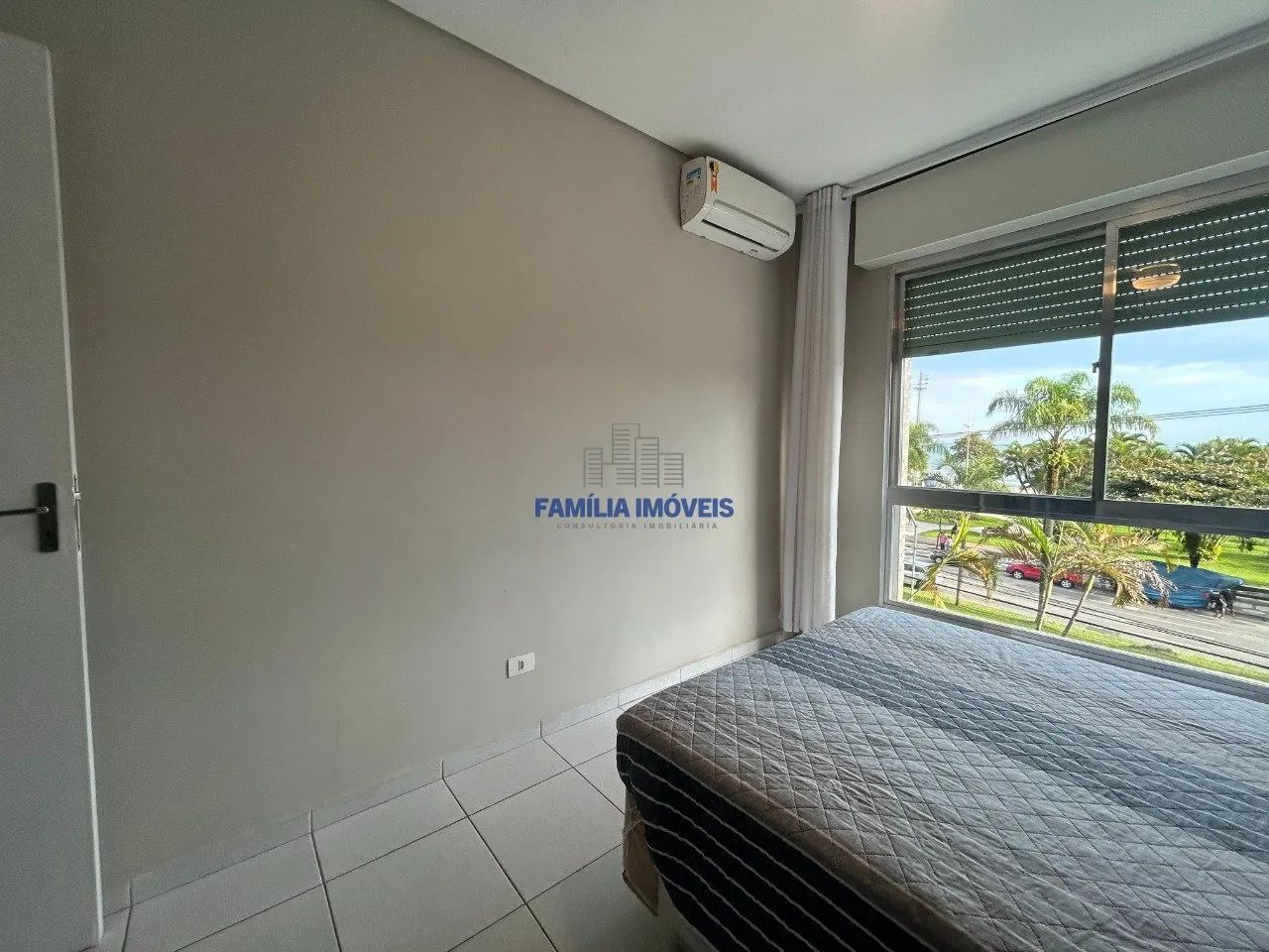 Apartamento 1 quarto mobiliado vista mar Aparecida Santos - Foto 8