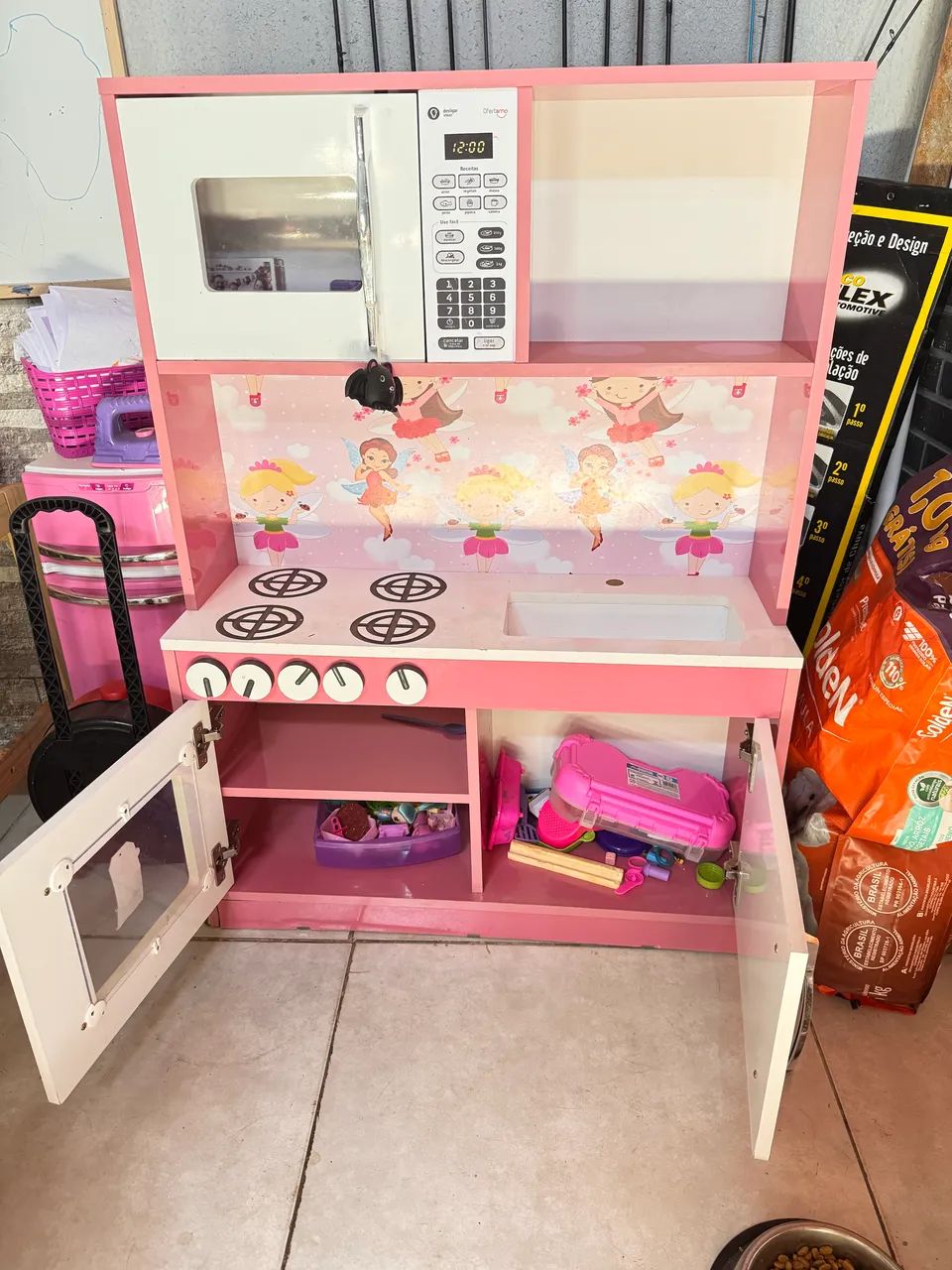 Cozinha Infantil de Madeira Completa - Foto 2