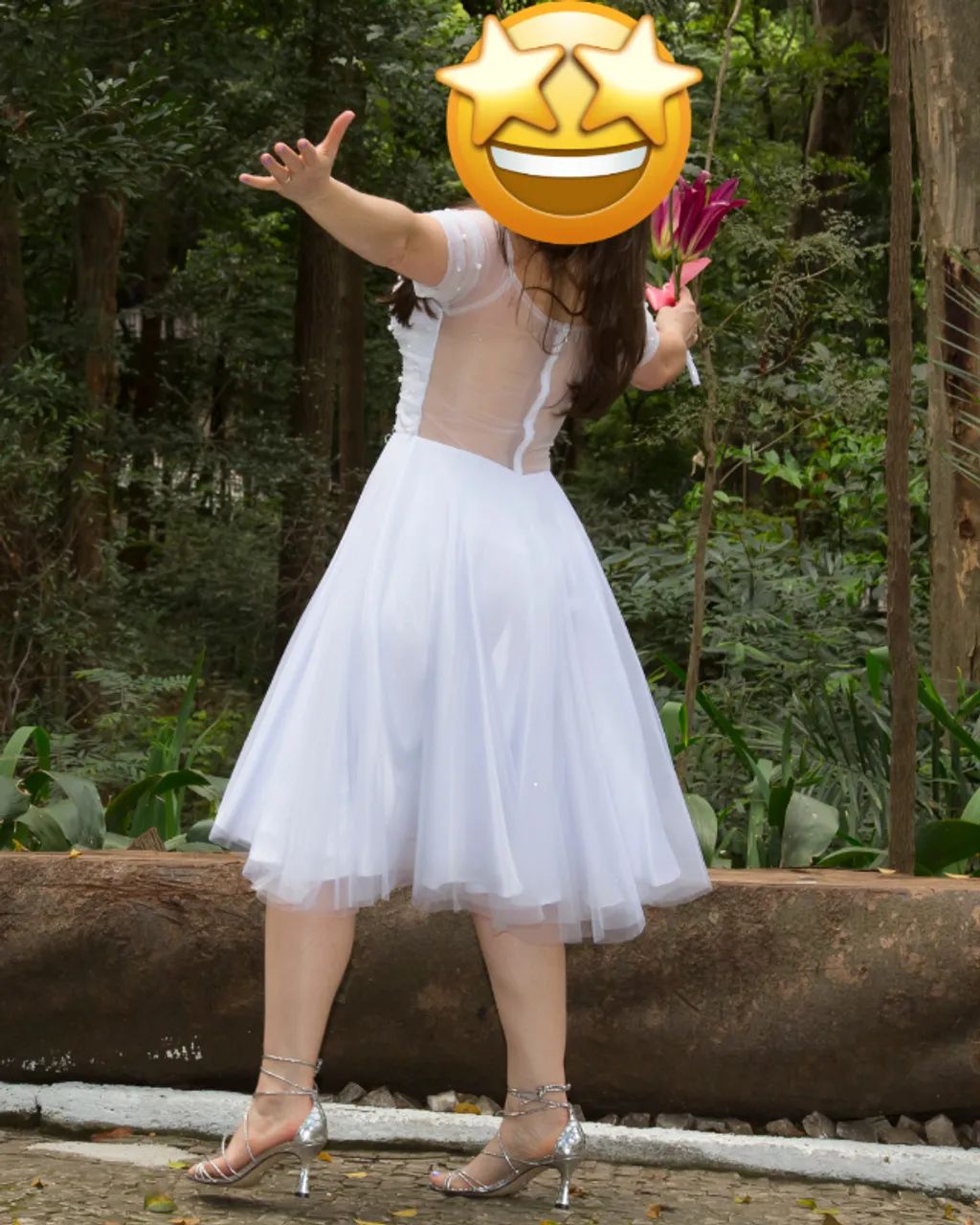 Vestido de Noiva Elegante em Tule com Pérolas ? Leve, Sofisticado e Atemporal - Foto 5