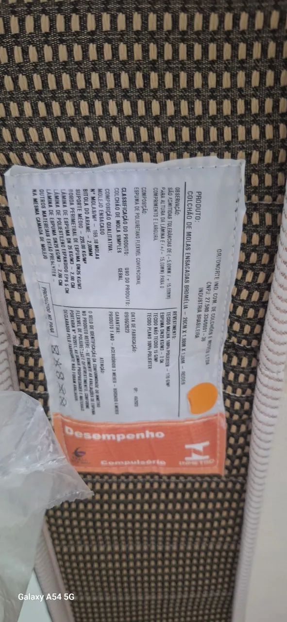 Colchão mola ensacada 