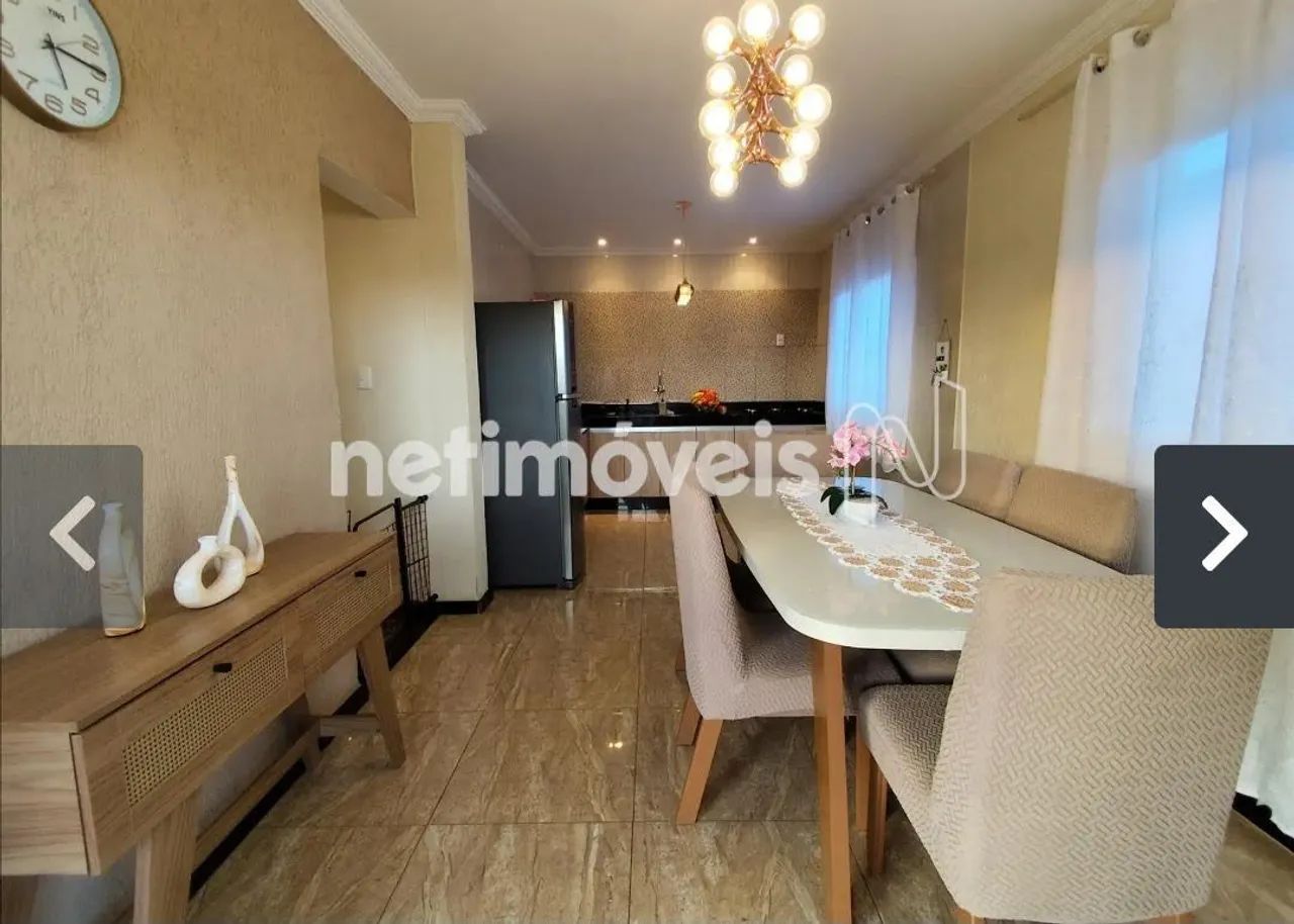 Mesa 6 cadeiras tampo laca branco com vidro  - Foto 3