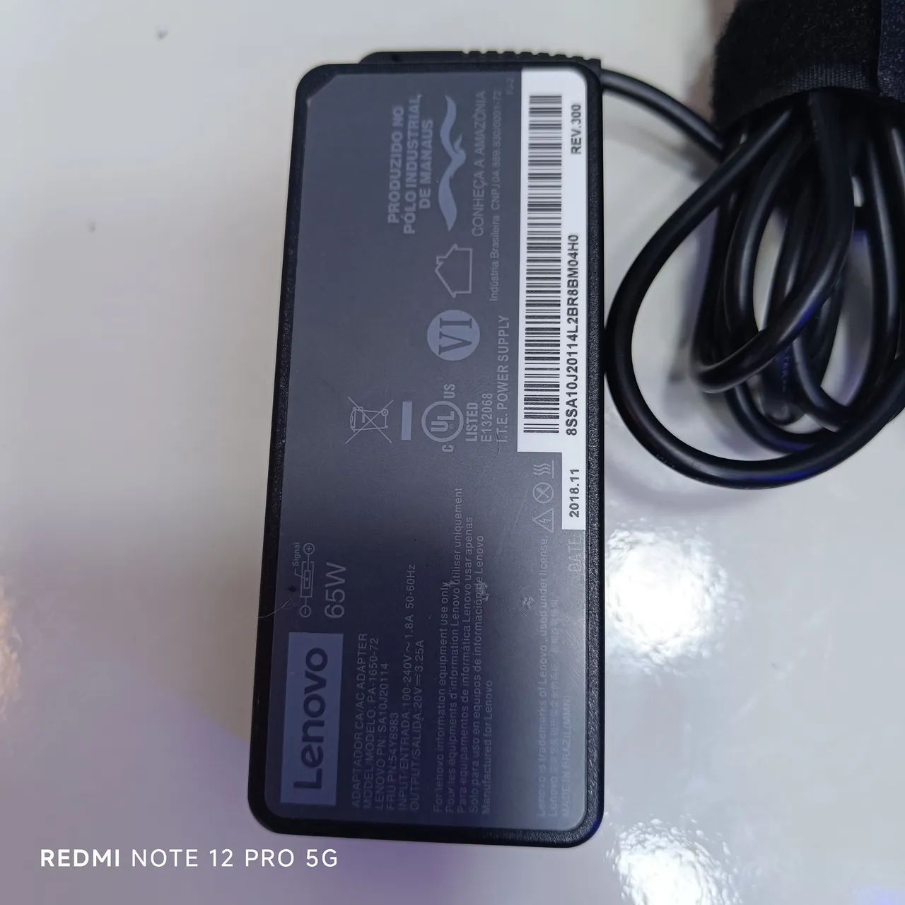 Fonte Lenovo 65w G40  - Foto 3