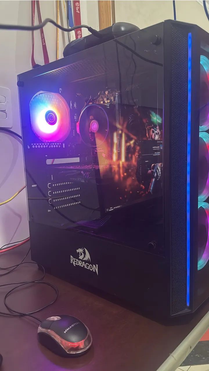 PC GAMER Ryzen 5 + GTX 1070 8gb com monitor gamer 165hz  - Foto 2