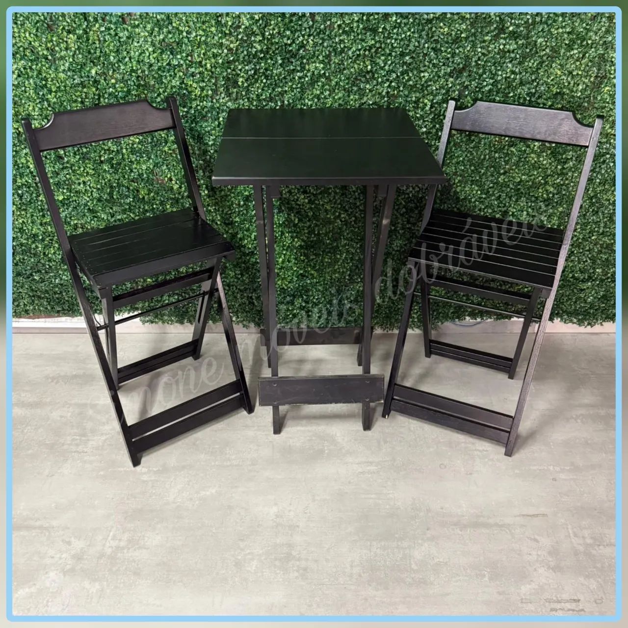 Mesa bistro com 2 cadeiras 