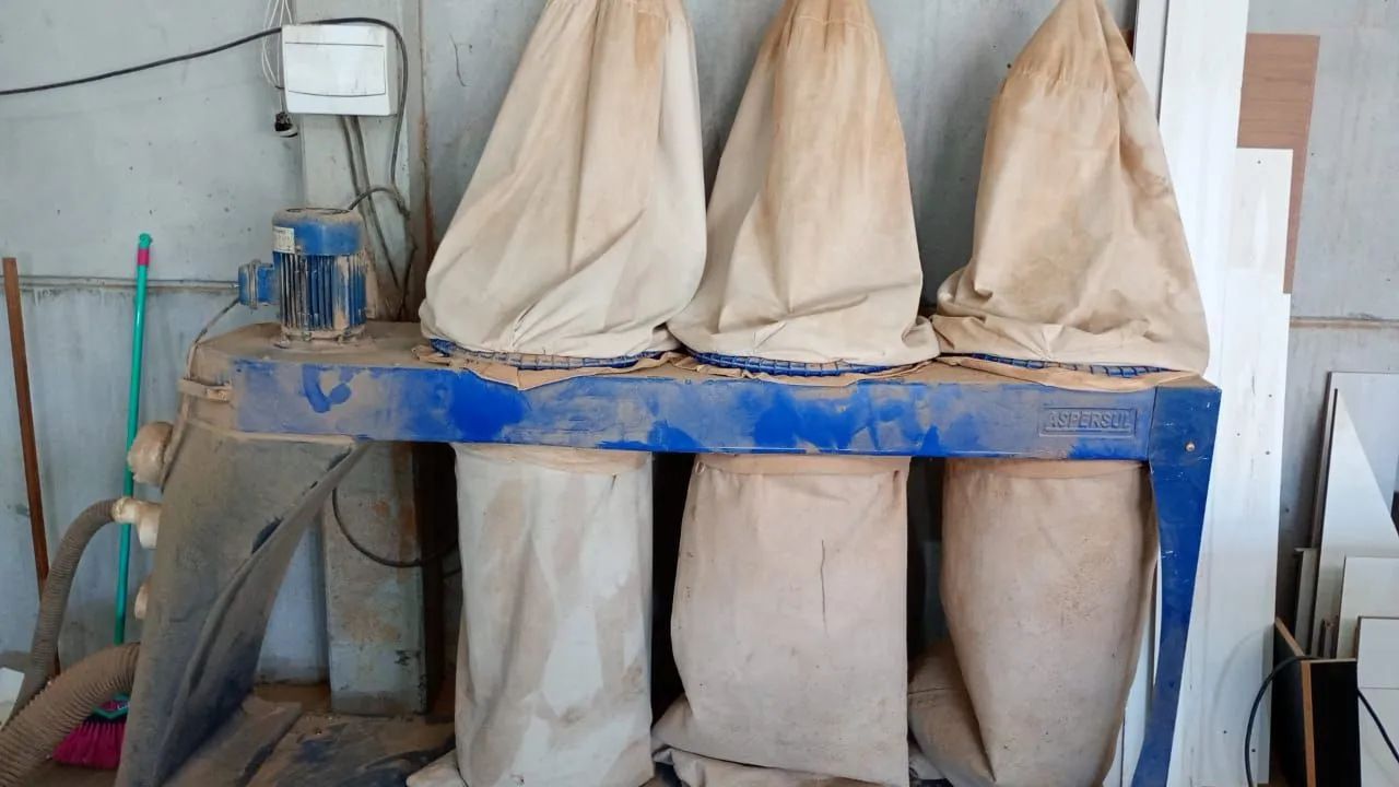 Coletor de pó 3 tambores 