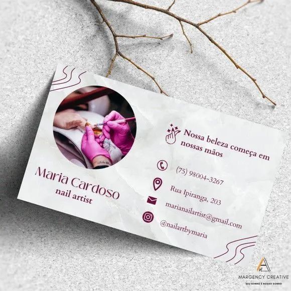 100 Cartões de visita ( envie sua arte ) - Foto 3