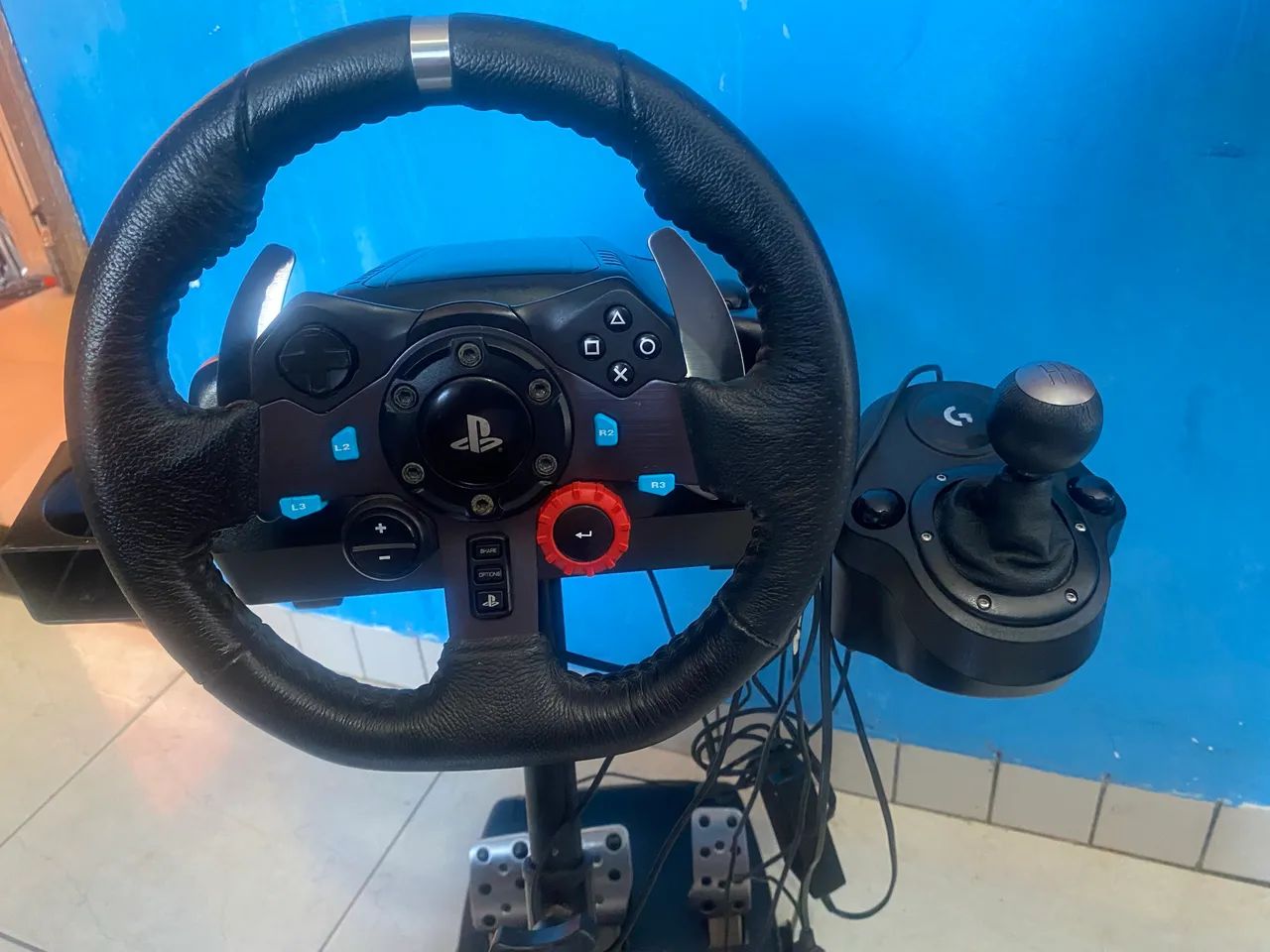 LOGITECH G29 + CAMBIO + SUPORTE