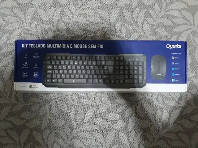 teclado e mouse sem fio, em excelente estado e funcionamento - Foto 3