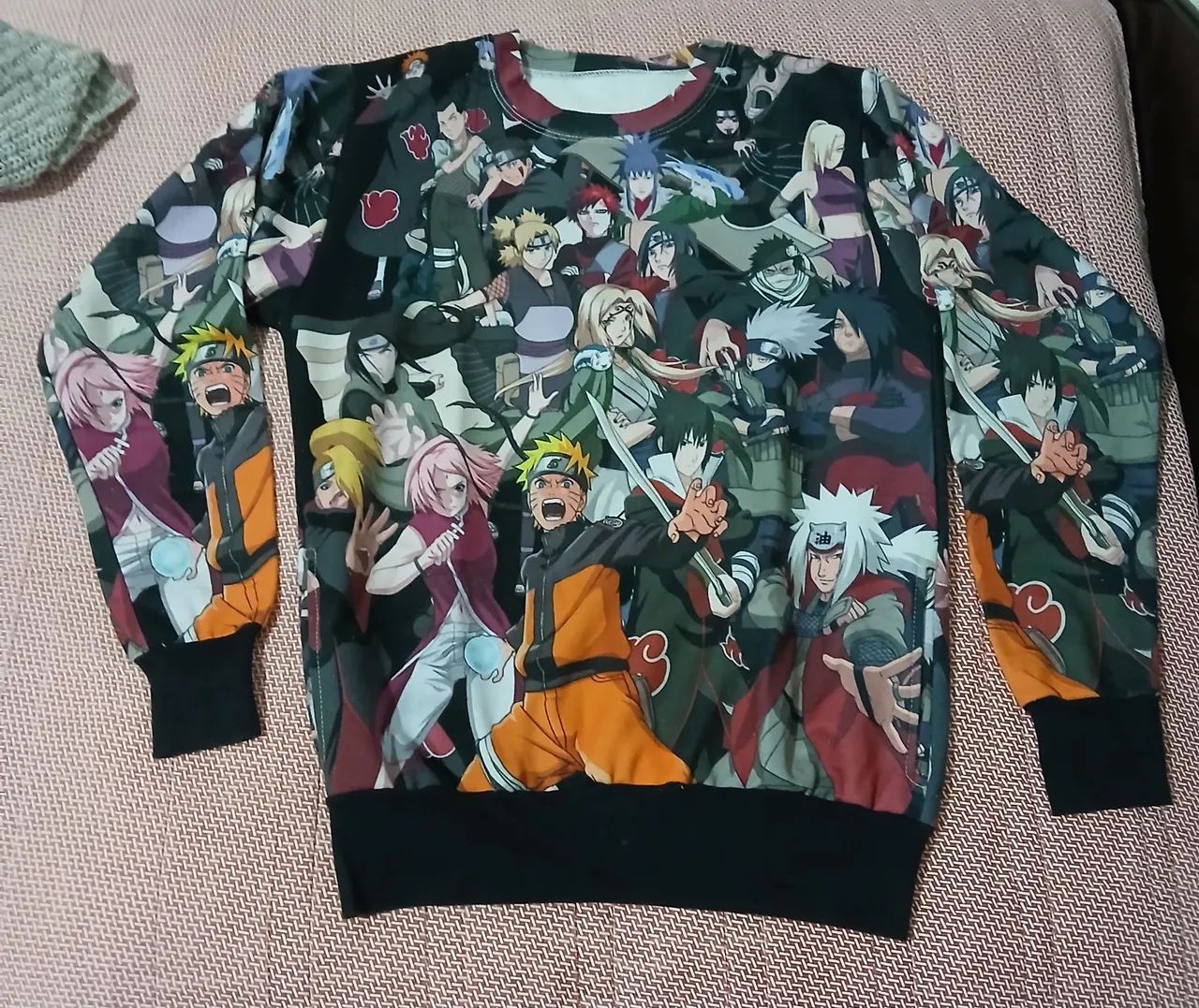 Blusa moleton Naruto tamanho P