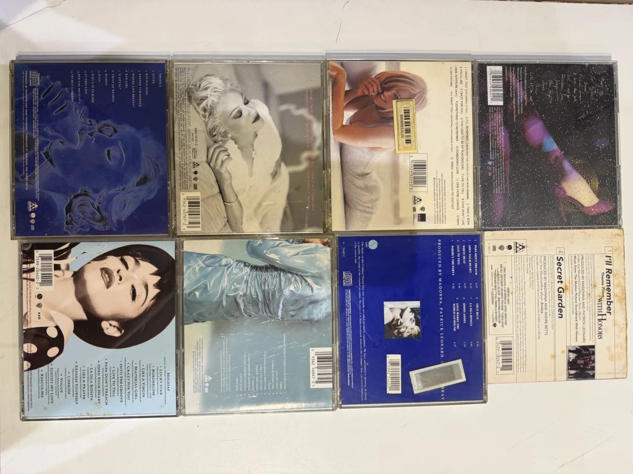 CDs da Madonna - Álbuns Clássicos e Raros (Originais) 8 unidades