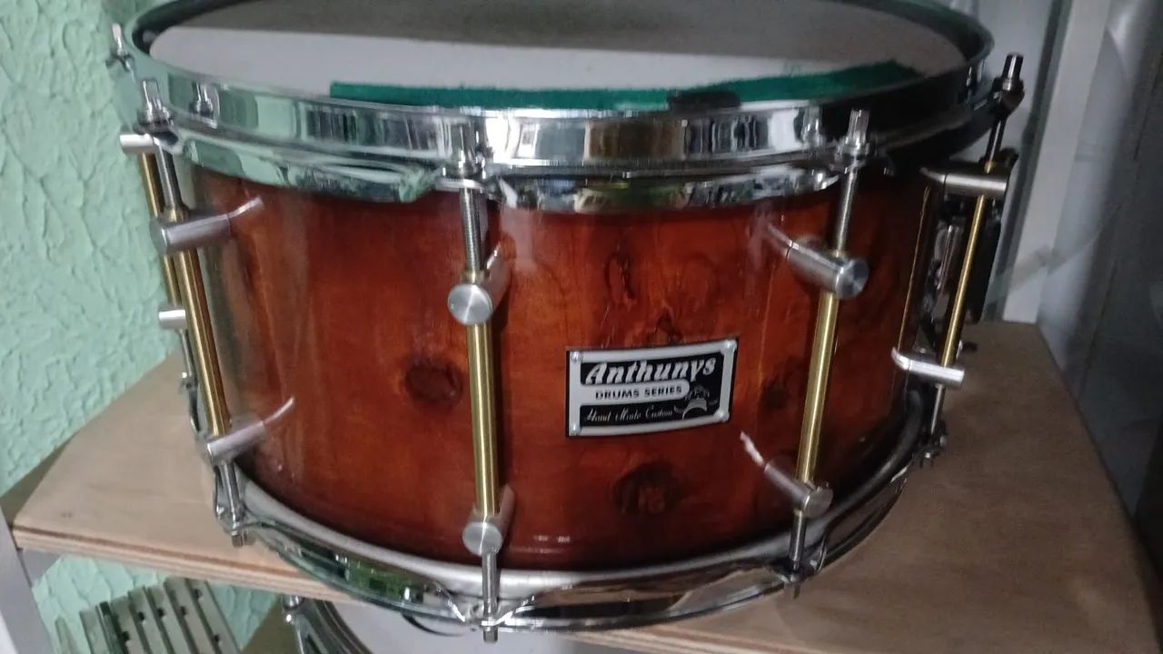 Caixa Acústica Anthunys Drums 14x8  - Foto 4