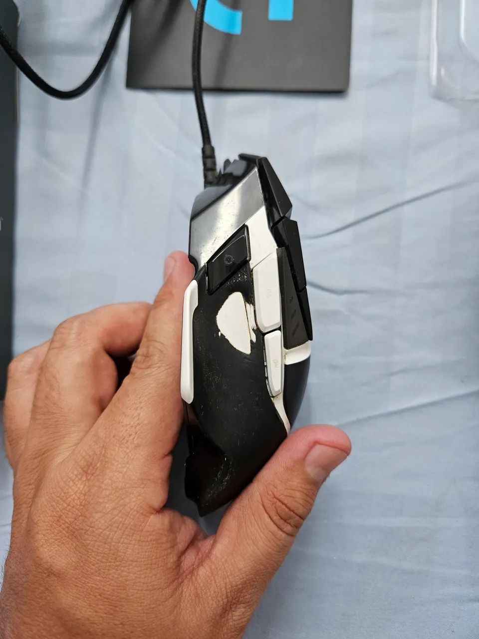 Mouse Gamer Logitech G502 SE Hero + Caixa e Pesos - Funcionando 100% - Foto 4