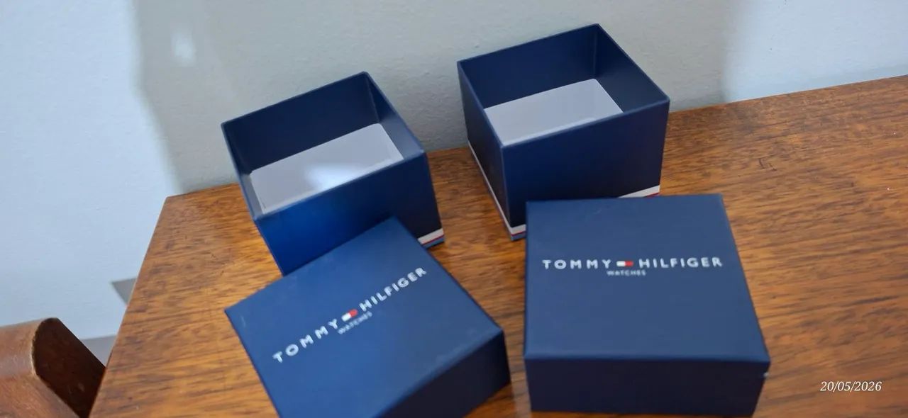 2 estojos originais para relógio Tommy (sem espuma)