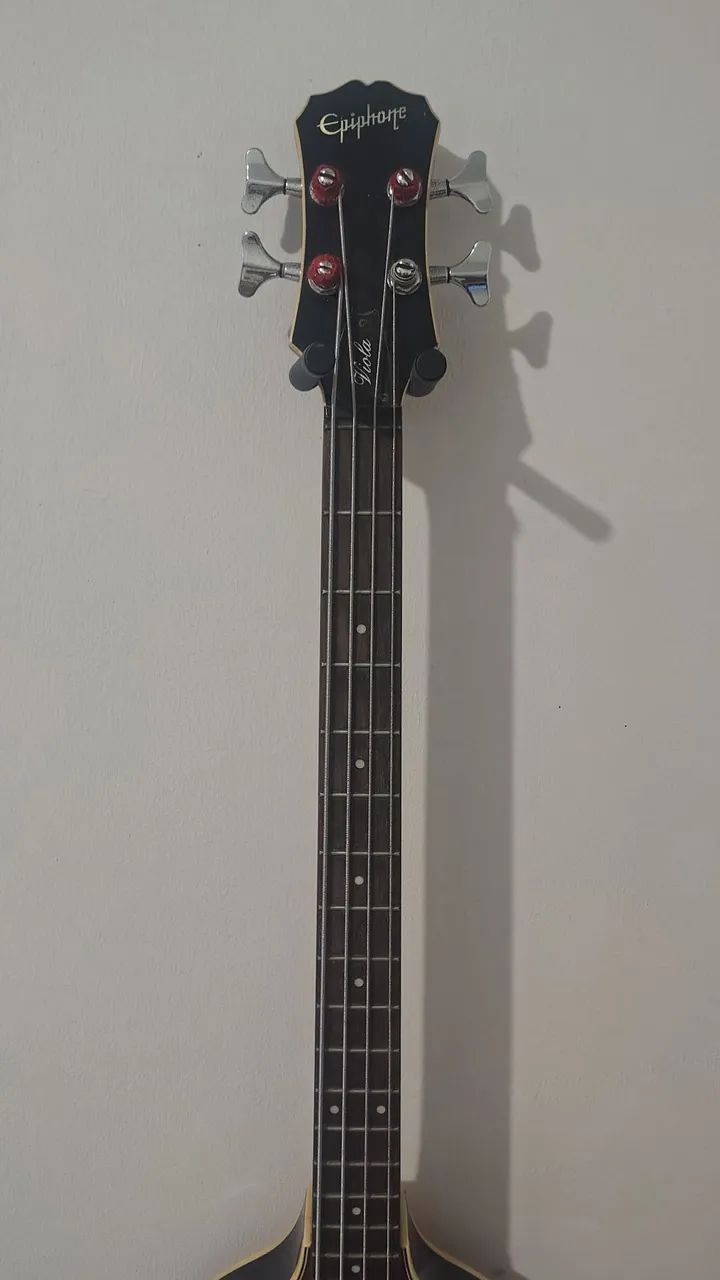 Baixo Epiphone Viola (capa grátis) - Foto 6