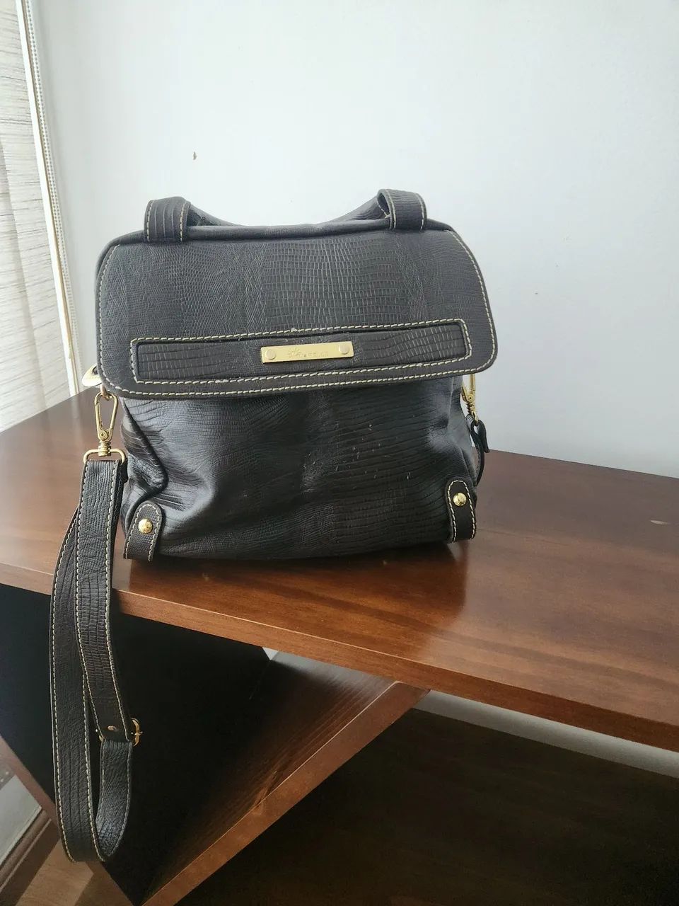 Bolsa couro Amarelle - Foto 5