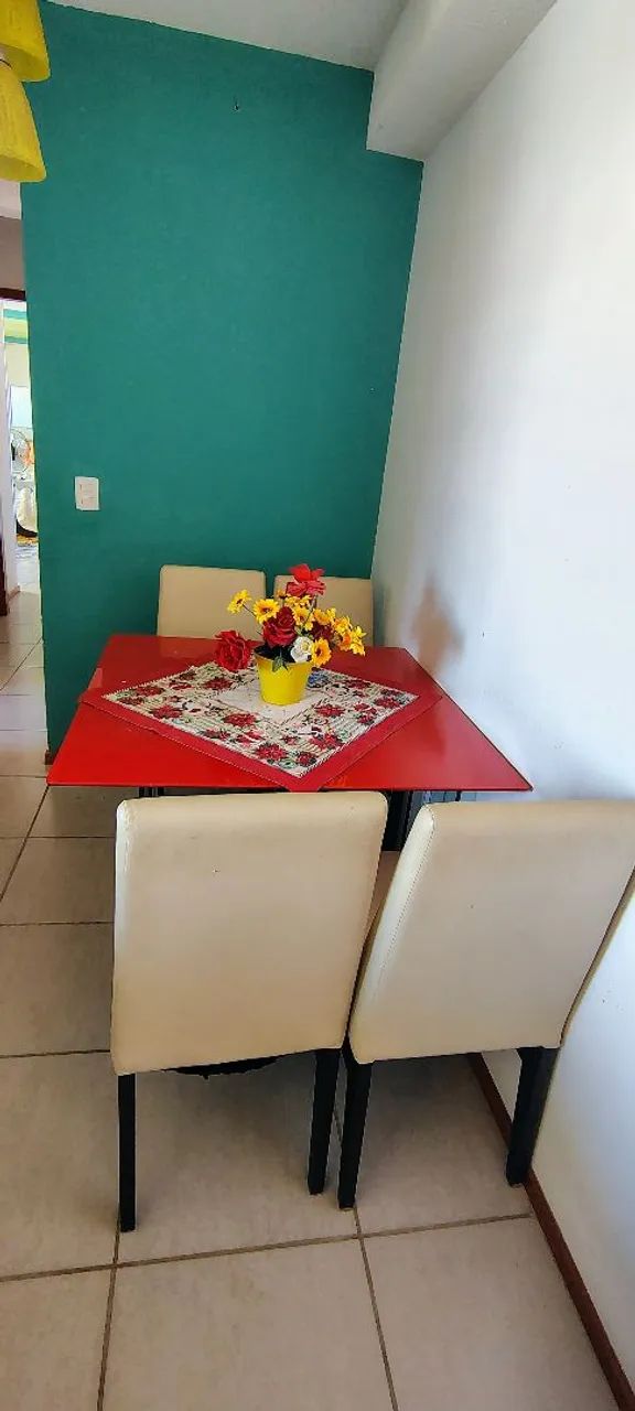 Mesa de vidro 6 cadeiras  - Foto 2