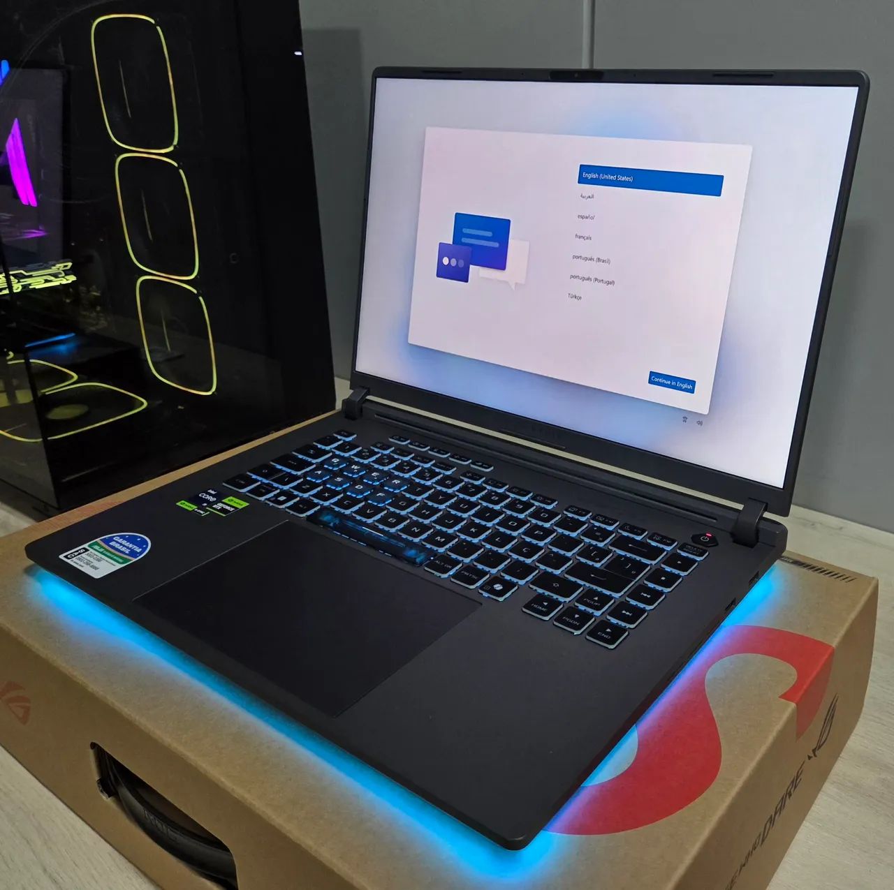 Asus Rog Strix G16 I9 14900HX 16GB DDR5 RTX 5060 8GB 512GB SSD