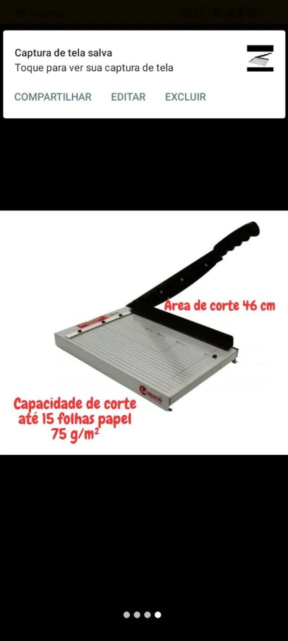 Guilhotina manual A3 lassane 