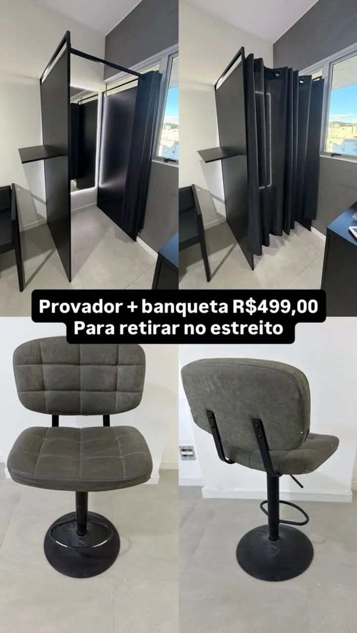 Provador + banqueta 