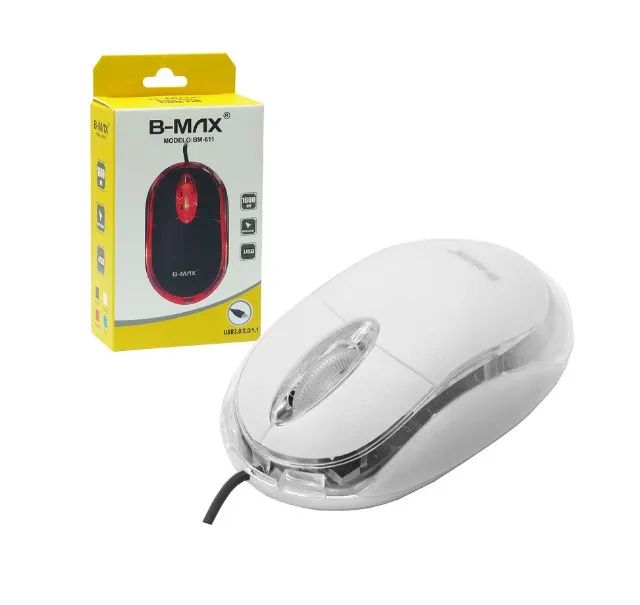 Mouse Usb Óptico  1600 Dpi B-Max - Foto 2
