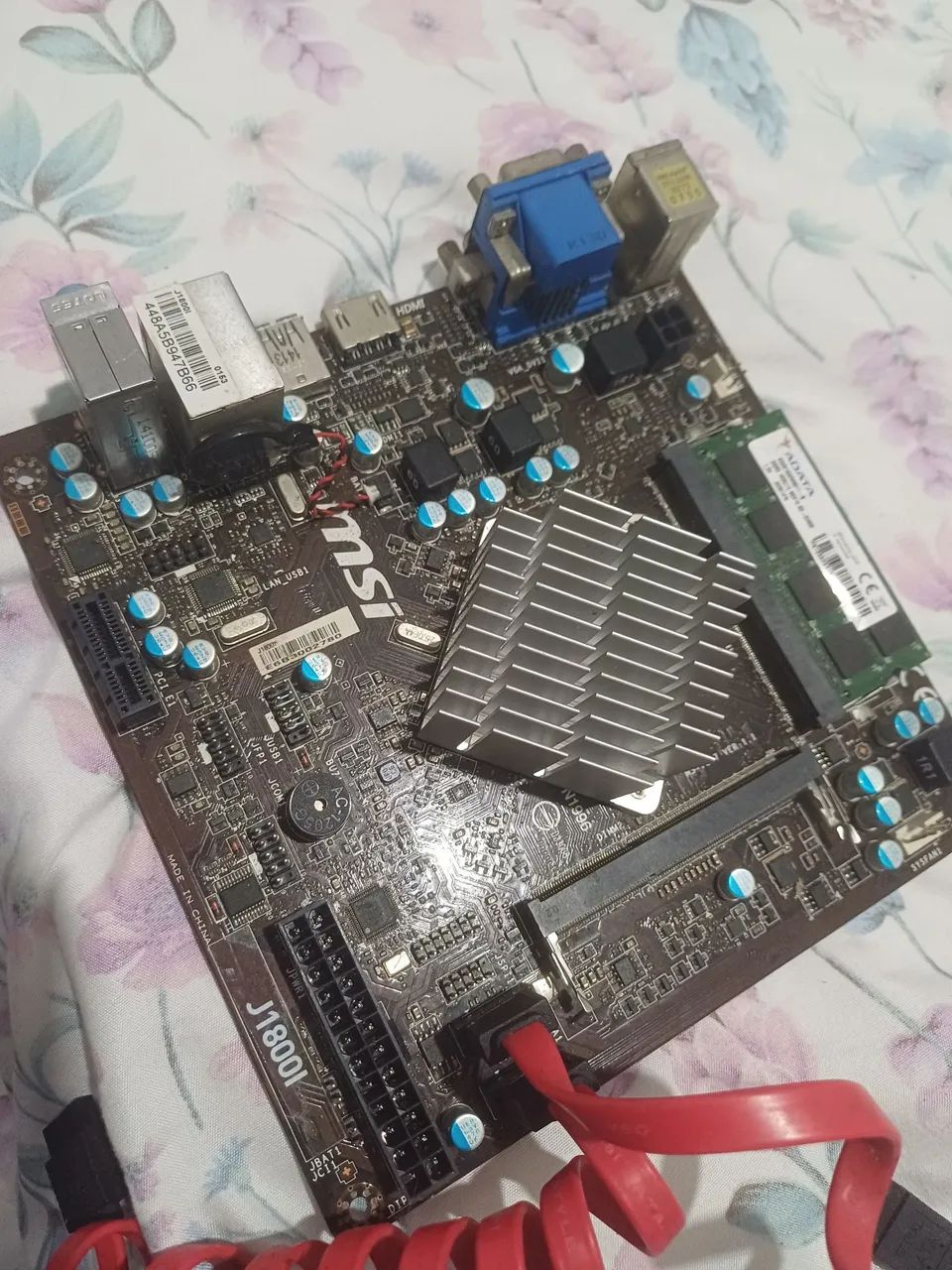 Kit placa mae Asus msi j1800l itx - Foto 3