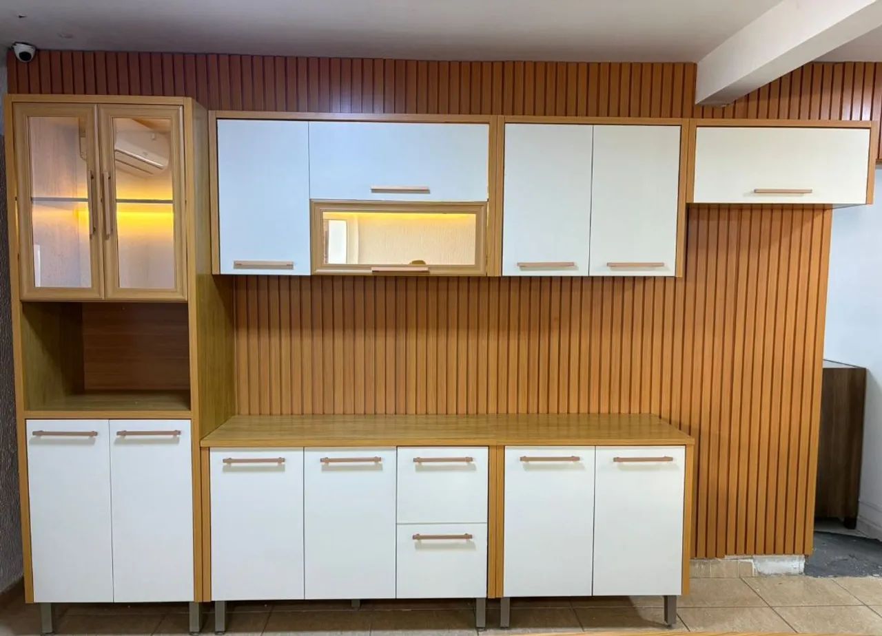 Cozinha modulada gigante solar MDF